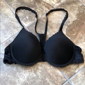Black Racerback Bra
